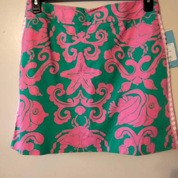 Lilly Pulitzer Fronds Green & Pink Where´s the Reef...